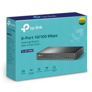 TP Link TL-SF1008P 8 Port Desktop Switch with 4 Port PoE+