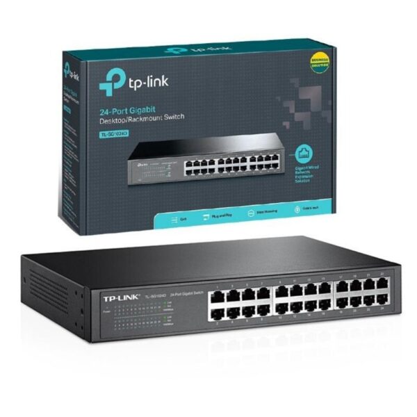 Tp Link TL-SF1024D 24 Port Desktop/Rackmount Switch 10/100Mbps