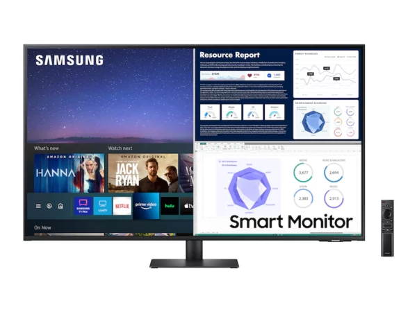 43" M70A 4K UHD Smart Monitor with Streaming TV in Black