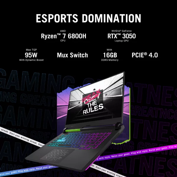 Dynamic Ryzen 7 ASUS ROG Strix G15 G513RC-HN062W