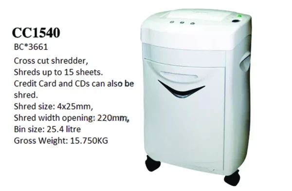 Atlas CC1540 Cross Cut Shredder