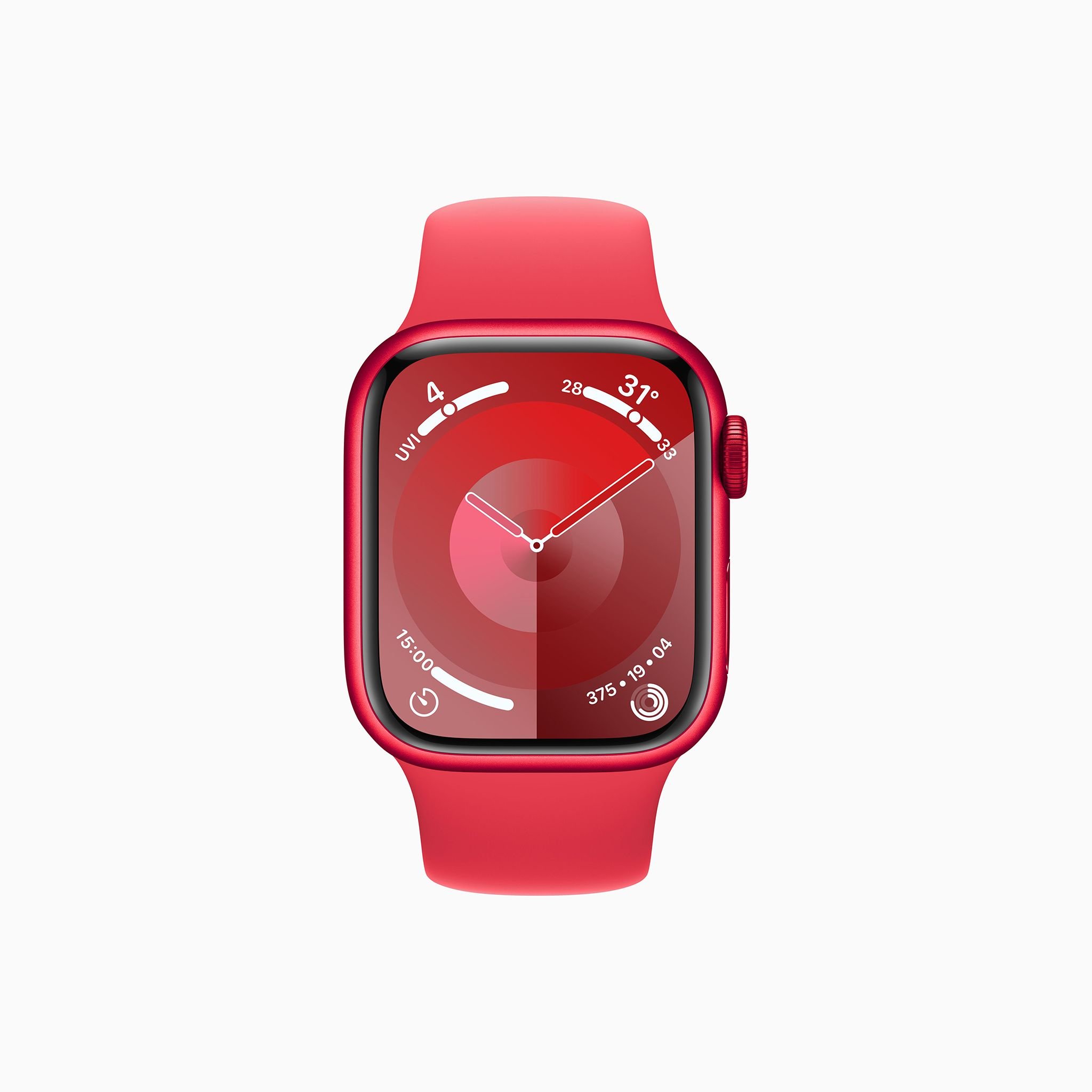 MKJU3B/A APPLE WATCH SERIES 7 GPS + CELLULAR 45MM RED - RED SPORT BAND (AL)