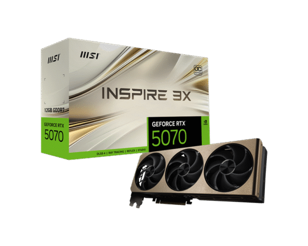 MSI GeForce RTX 5070 INSPIRE 3X 12GB GDDR7