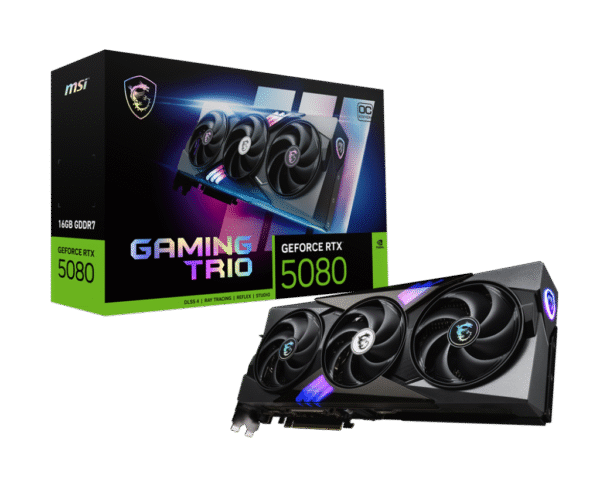 MSI Geforce RTX 5080 GAMING TRIO 16GB GDDR7