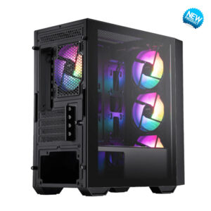 MSI Entry AMD Ryzen 5 3500X Desktop PC, 8GB RAM, 512GB NVMe SSD, GT710 2GB graphics, 500W PSU