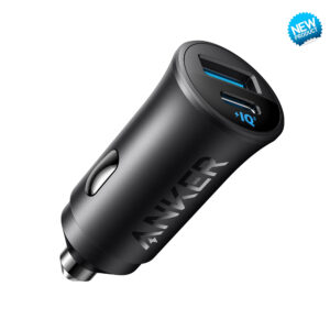 ANKER CAR CHARGER (30W, 2 PORTS) BLACK