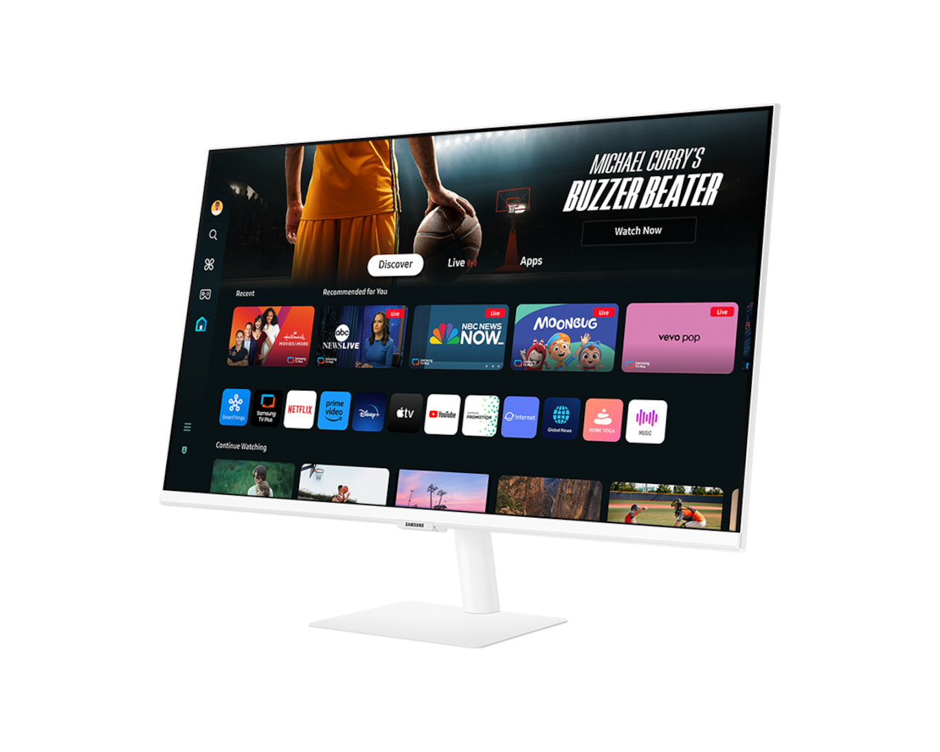 Samsung 32" Smart Monitor M7 M70D UHD White