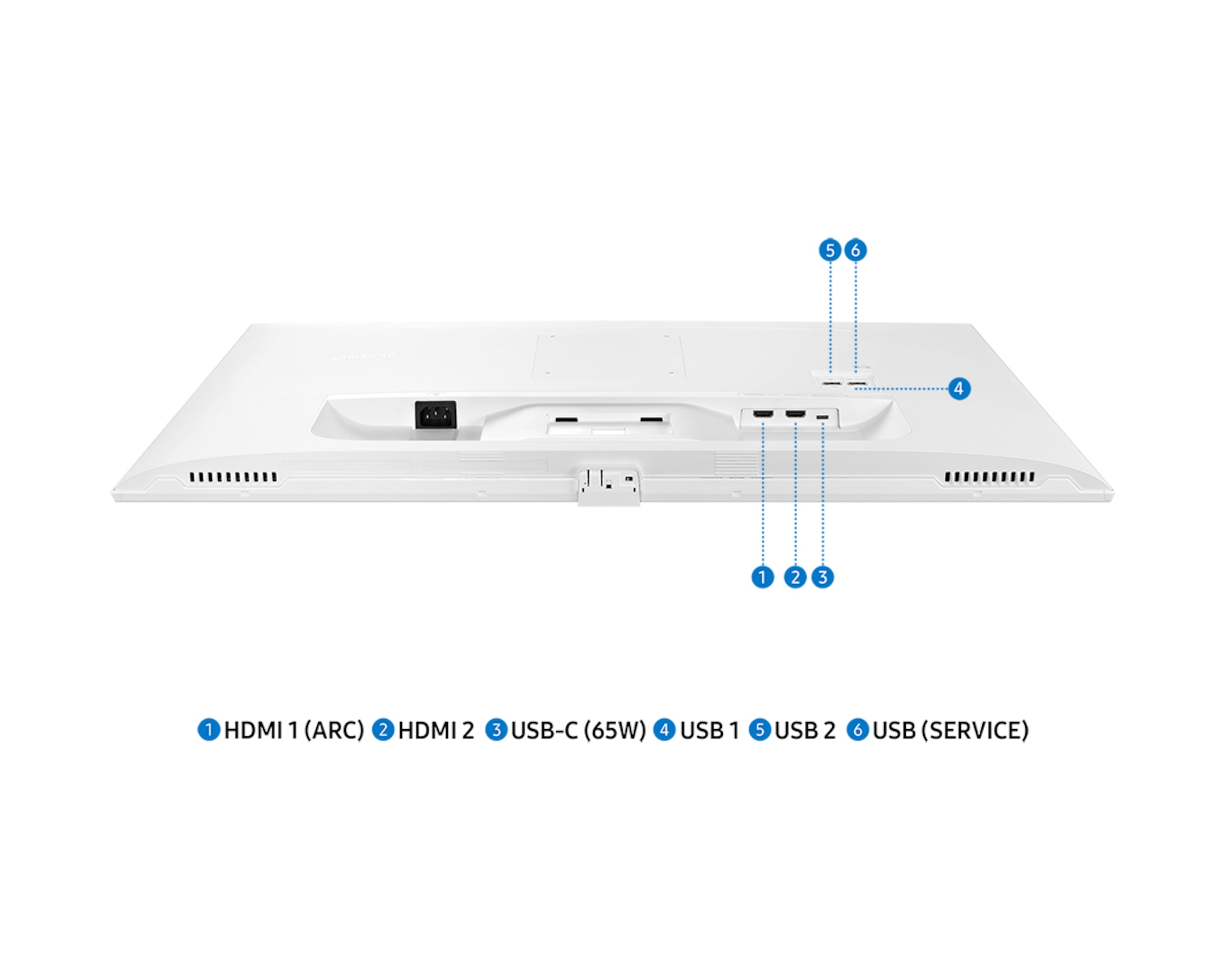 Samsung 32" Smart Monitor M7 M70D UHD White